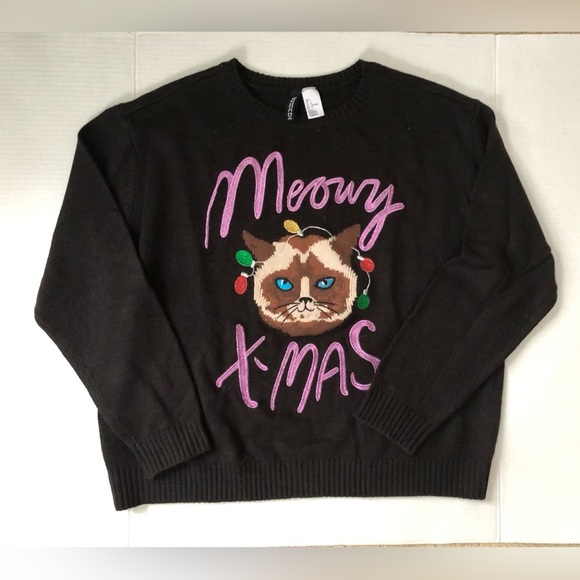 Meowy Christmas Sweater - Picture 10 of 10